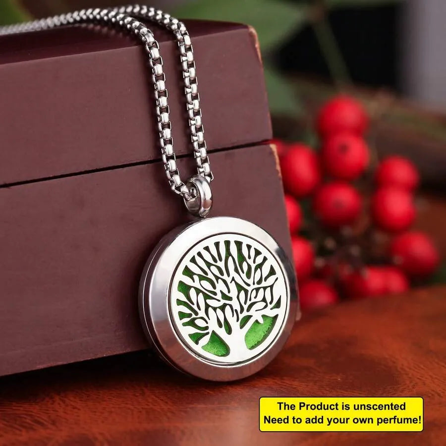 AROMATHERAPY NECKLACE essential oil diffuser pendant