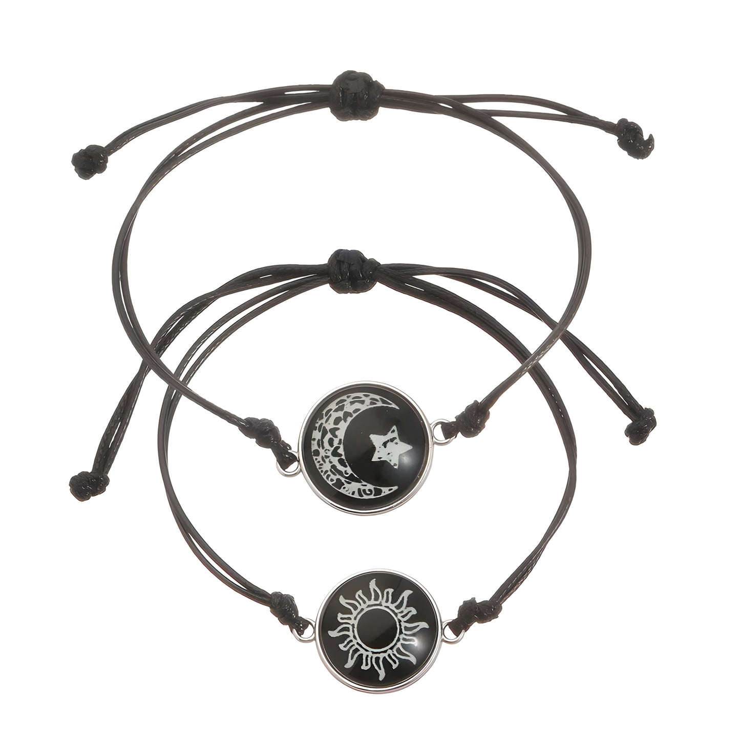 Romantic Luminous Sun Moon Couple Bracelets