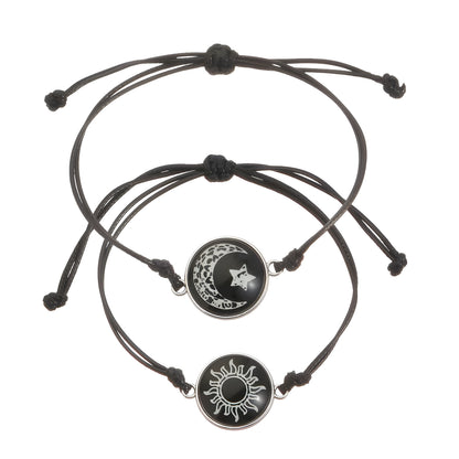 Romantic Luminous Sun Moon Couple Bracelets