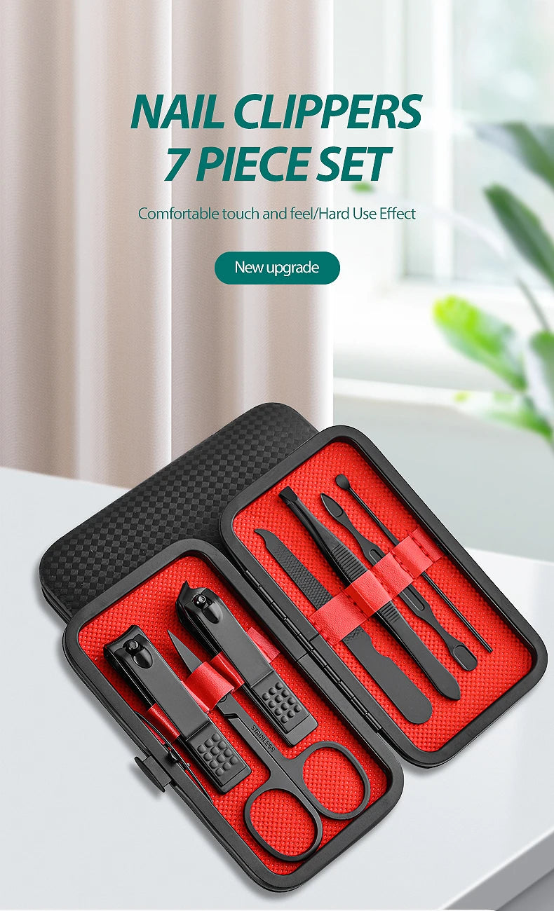 7-Piece Nail Clipper Manicure Set