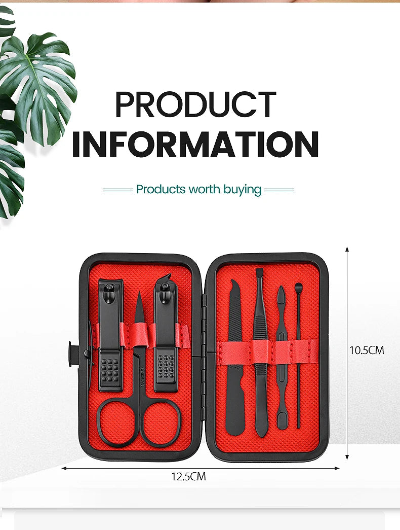 7-Piece Nail Clipper Manicure Set