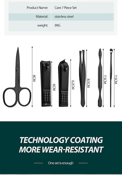7-Piece Nail Clipper Manicure Set