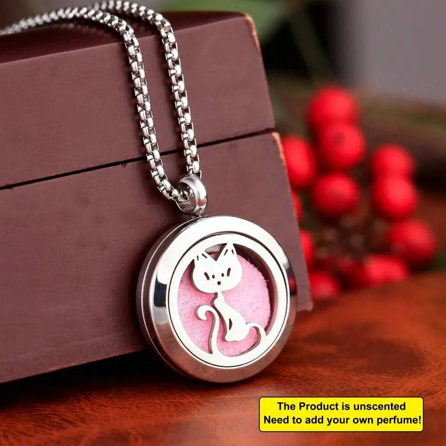 AROMATHERAPY NECKLACE essential oil diffuser pendant