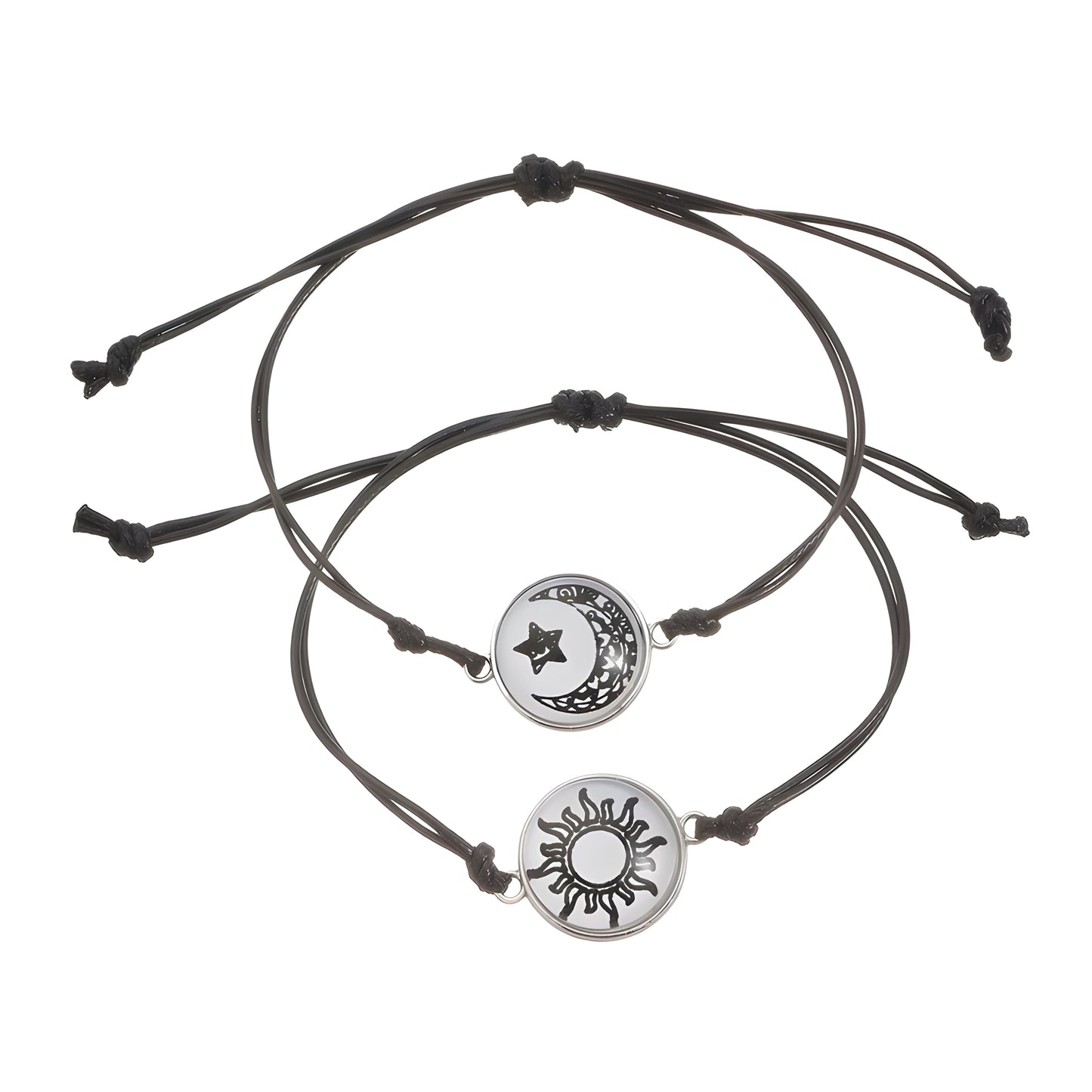 Romantic Luminous Sun Moon Couple Bracelets