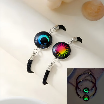 Romantic Luminous Sun Moon Couple Bracelets