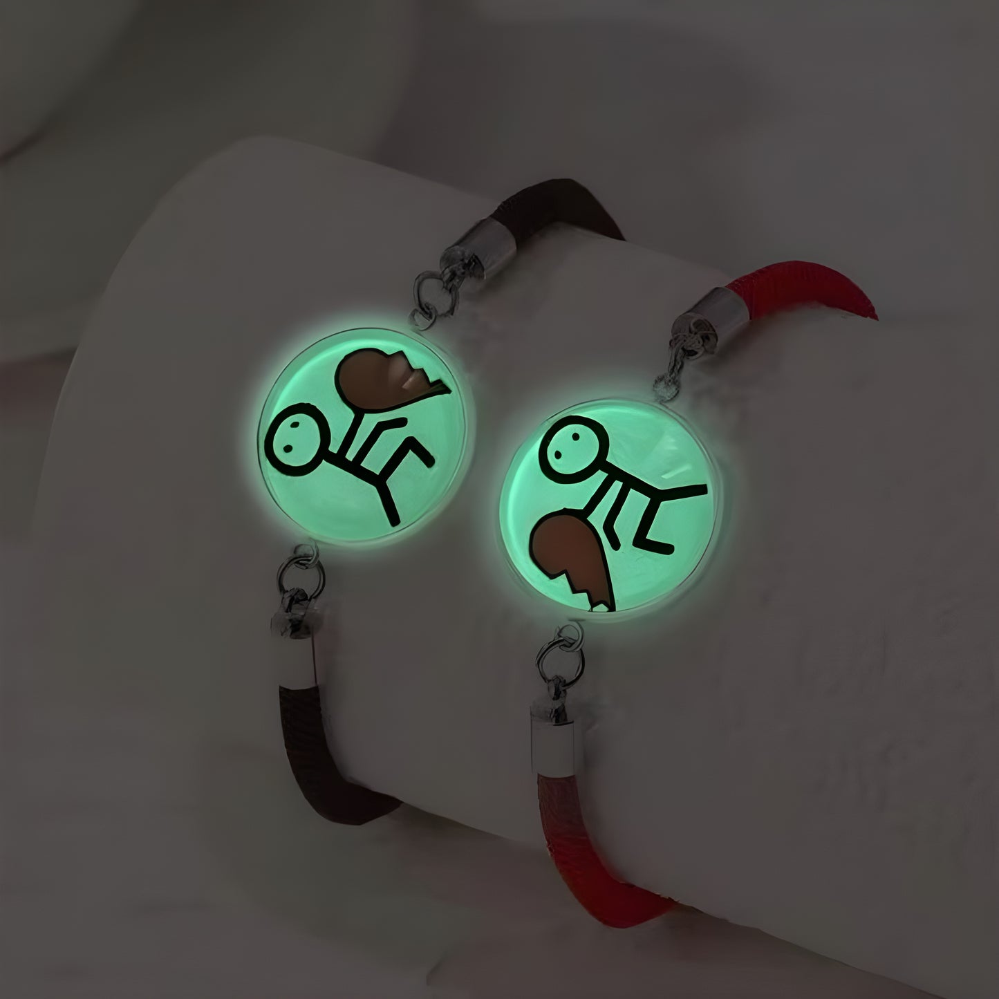 Romantic Luminous Sun Moon Couple Bracelets