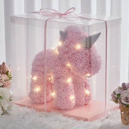 Rose Unicorn Bear With Gift Box